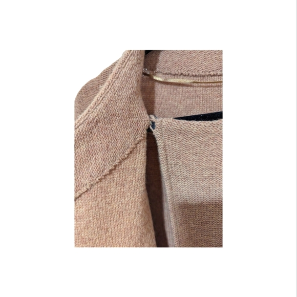 (2 for $40)Cross-Front Sweater - Cashmere Blend - Cinnamon Beige - Size M-LX - Picture 4 of 4